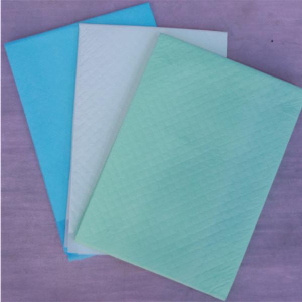 Waterproof Backsheet Disposable Bed Underpads 60*40cm Hospital Bed Pads