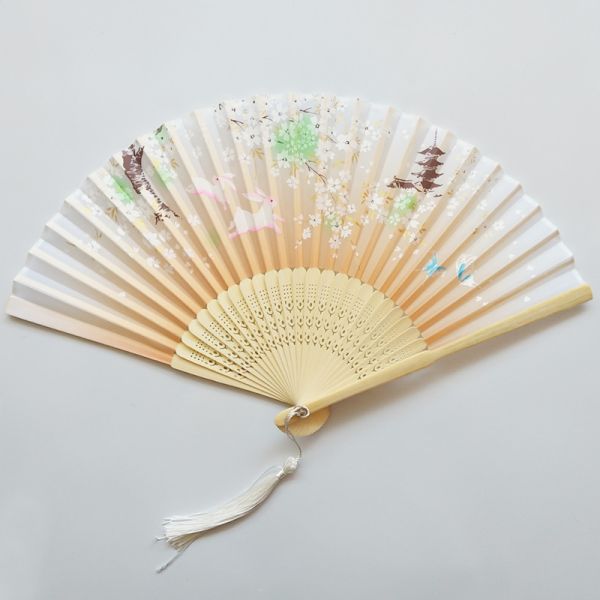 [I AM YOUR FANS] Japanese Bamboo Fans Wholesale Bamboo Folding Fan for Wedding