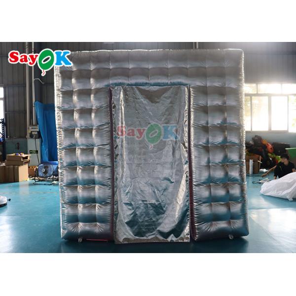 Outdoor Nightclub Inflatable Light Party Cube Tent Photo Booth Advertising Custom
