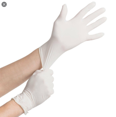 Comfortable Disposable Medical Gloves , Tear Resistant Disposable Sterile Gloves