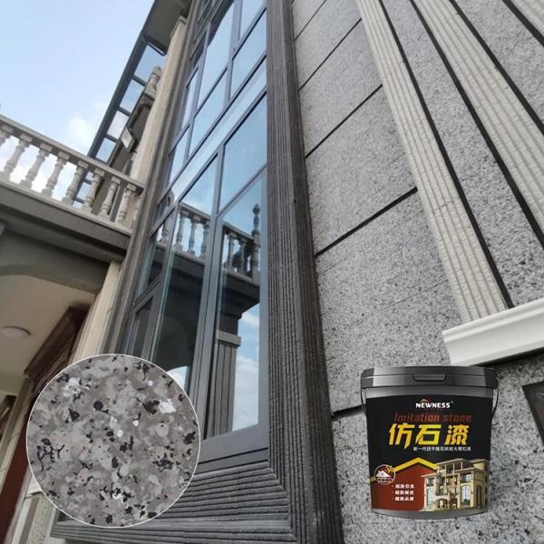 Pintura de granito líquido SHUNDE personalizada para exterior na Etiópia Uso revestimento exterior