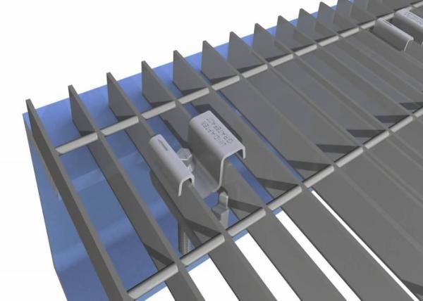 Heavy Duty Galvanized Steel Grating Clips Power Plant Suit ISO 9001 Approval