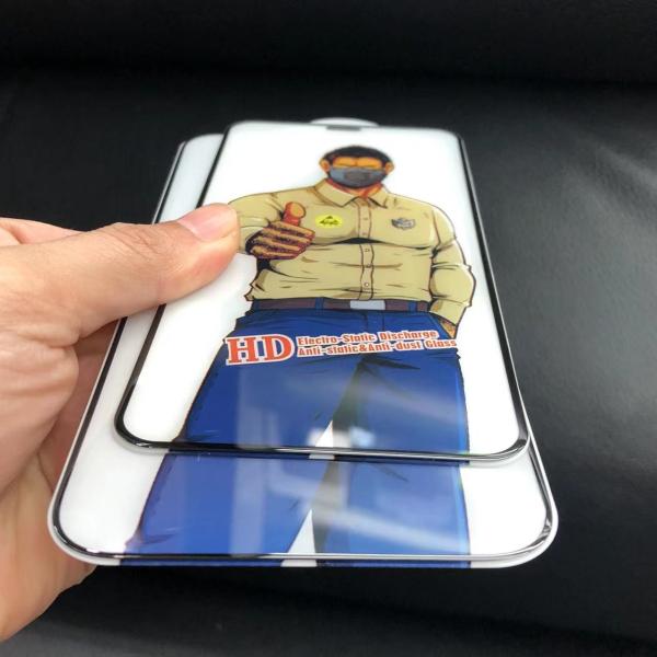 0.3mm Cell Phone Screen Protector Anti Static Black For IPHONE 14 PRO MAX