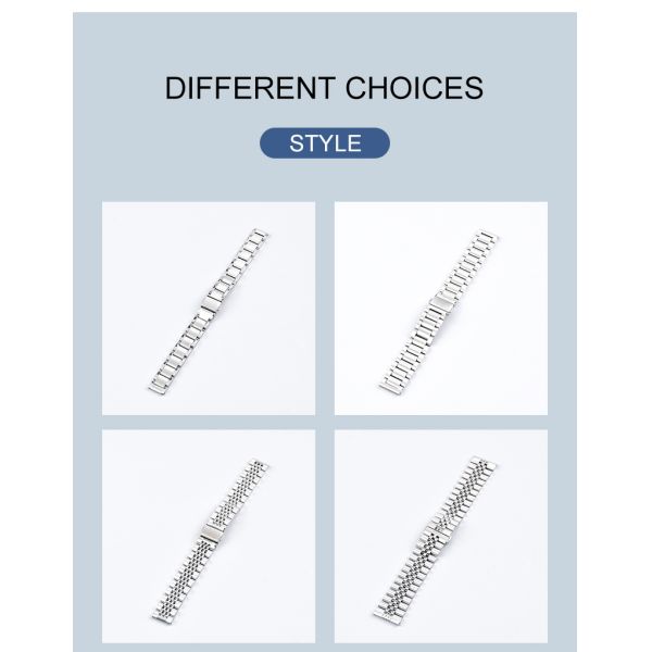 Rainbow Metal Stainless Steel Watch Band