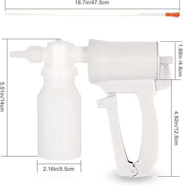 Manual Portable Suction Pump 47.5cm for Travel First Aid