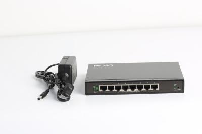 WEB Management 8 10/100M Rj45 Ports Fiber Optic Switch DC12V