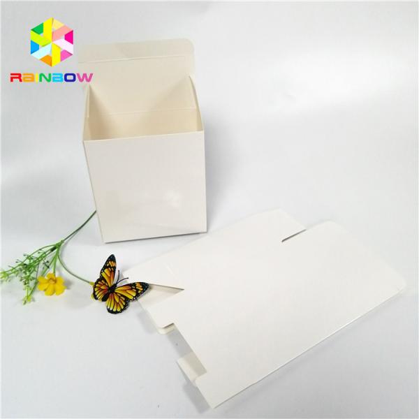 Подгонянный логотип Флайксбле карты коробок белого картона цвета упаковывая различный