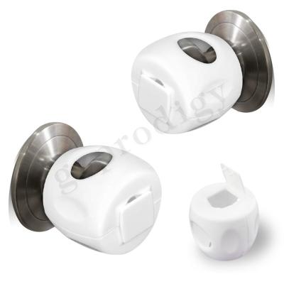 Prodigy Plastic Baby Safety Lock 62x66mm White Color For Door Handle