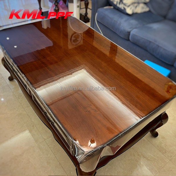 Anti Yellowing Furniture Protective Film Self Healing Gloss Hydrophobic Paint Protection