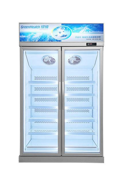Customized Supermarket Frost Free Upright Freezer 5 Shelves 1450L