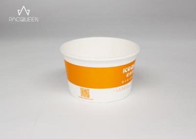 Small Customized Paper Sundae Cups , Gelato Paper Cups Food Grade