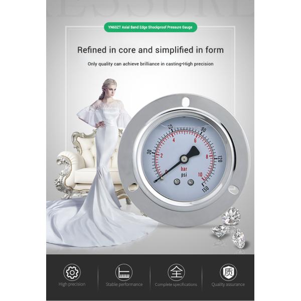 Customized Support Pressure Level Meter with 2.5% Precision and Glycerol Filling Gauge