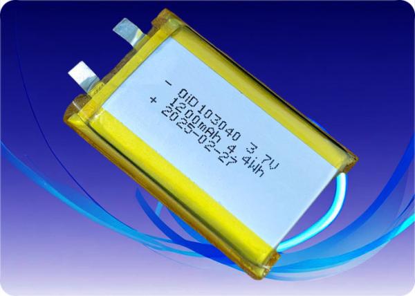 NCM Batterie au lithium à basse température à haute décharge 3.7 V 1200 mAh Batterie longue durée de vie