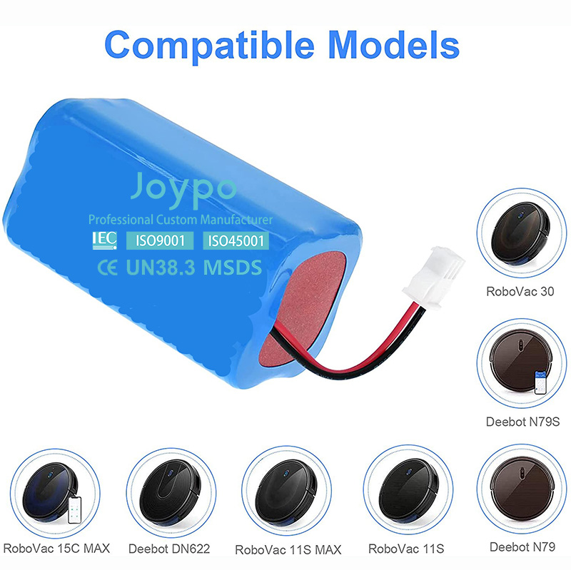 18650 перезаряжаемая OEM литийная батарея 14.4V 2800mAh для роботов пылесос