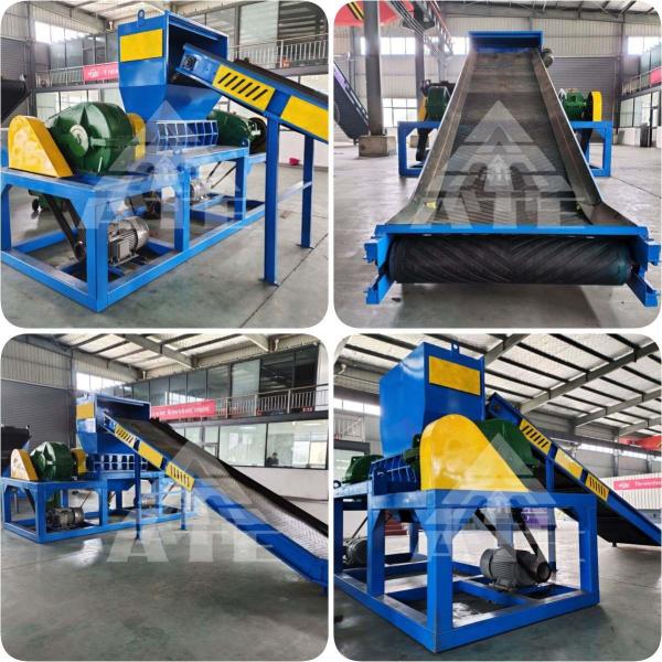 Car Bumper Metal Shredder Machine Scrap Electric Motor Shredder