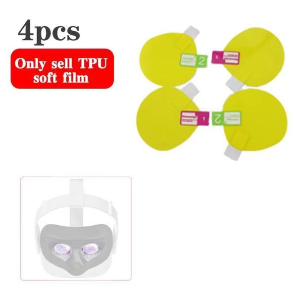 2021 Wholesale VR Screen Protective Film For Oculus Quest 2 VR Headset Helmet Anti Scratch Lens Protector Cases Covers