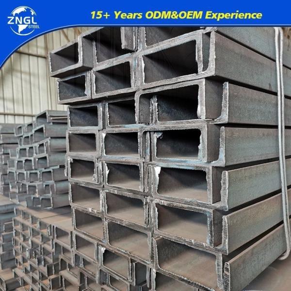 Zngl ASTM A36 Matériau de construction structural en acier acier H poutre Ss400b U canal -06