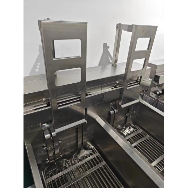 Автоподъемный электрический двойной горшок 28 кВт чипсы открытый фритюрник с системой фильтрации масла