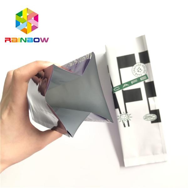 Мешки слоистой пластмассы упаковывая бортовую жару Гуссет - загерметизируйте сумку клапана чая вакуума оптовую