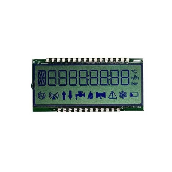 Customized Size 9 Digit Stn Reflective Positive Lcd Panel Screen Display For