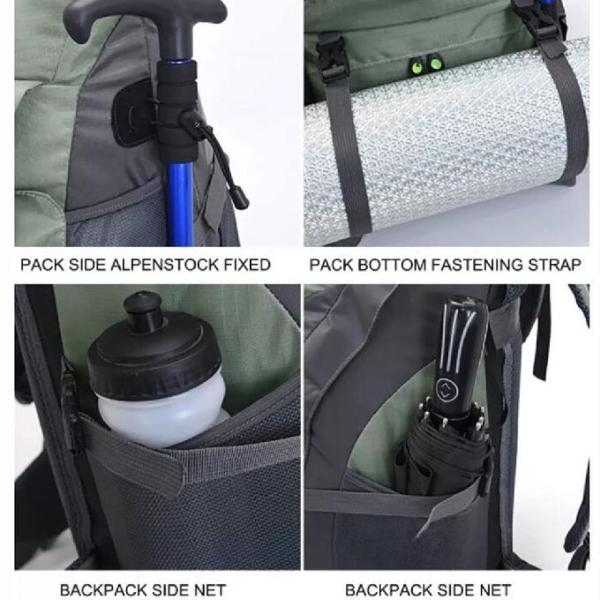 Изготовленные на заказ водостойкие на открытом воздухе спорт 50l кладут рюкзак в мешки перемещения взбираясь