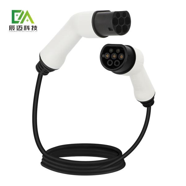 32A Three-Phase Adjustable Portable Electric Vehicle Charger CEE Plug 22KW