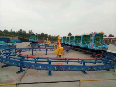 4 - 7km/H Speed Mini Roller Coaster 380v 8.8kw Rated Power 1.4m * 90cm Trolley Size