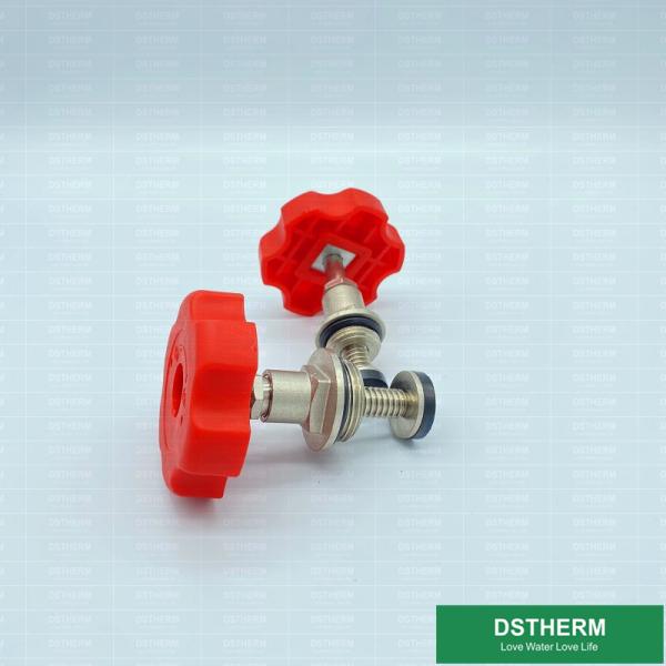 Chrome покрыл латунные продетые нитку патроны клапана стопа Ppr с ручкой