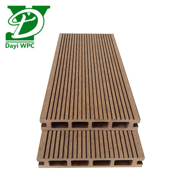 Anti Water WPC Outdoor Decking Floor Hollow For Swimming Pools Above 18mm