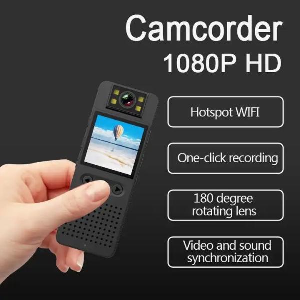 Practical ABS Waterproof Sports Camera 1080P Wide Angle Pocket Clip
