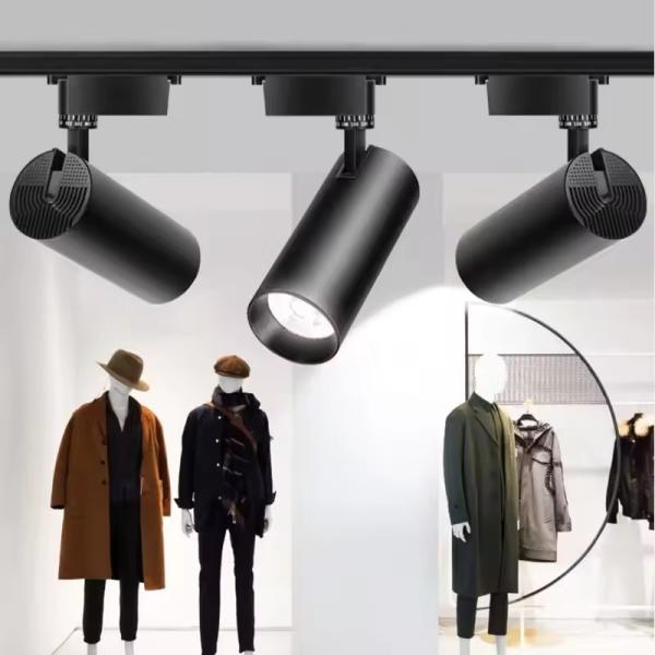 Modern Design COB Lighting LED Track Light for Exhibition Hall and Clothing Shops