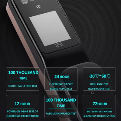 O App Wifi de Tuya enfrenta a impressão digital esperta Front Door Locks automático do reconhecimento