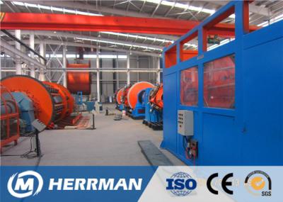 Pressão que carrega a máquina de enrolamento de aço lisa da armadura da fita da camada da linha de produção submarina da tubulação de Fexible