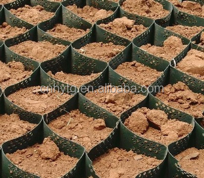 改造されたジオセル砂石安定化器 ドライブウェイの安定性と耐久性を向上させる