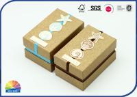Adaptez les produits aux besoins du client rigides imprimés de bijoux de paquet de boîte de papier d'épaule