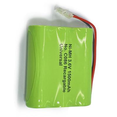 Personalize o pacote de baterias recarregáveis NiMH de emergência