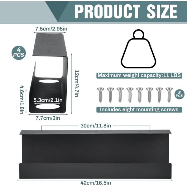 Carbon Steel Under Desk Cable Management Tray Mount Cord Wire Cable Tray for Desk