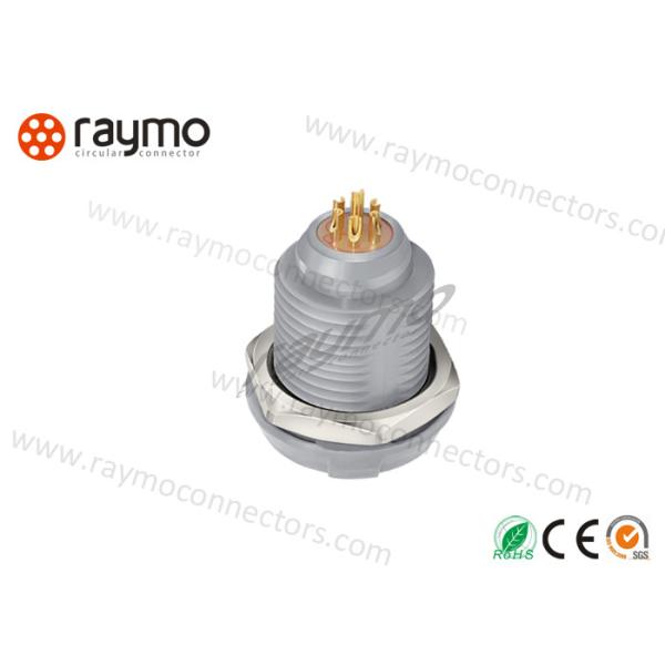 Colorful Circular Connector Plug Fixed Receptacle 2-14 Pin IP50 Rating Light Weight