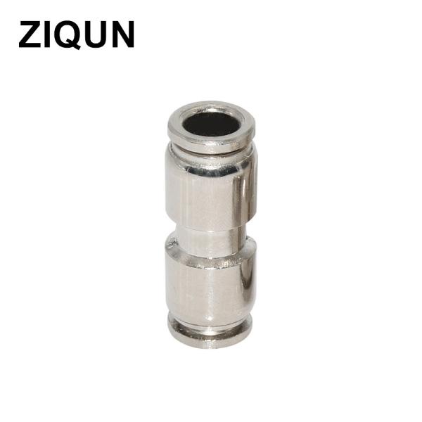 ZIQUN Brass Fittings, push fit Coupling quick connector Straight connector push fitting stainless steel push fittings