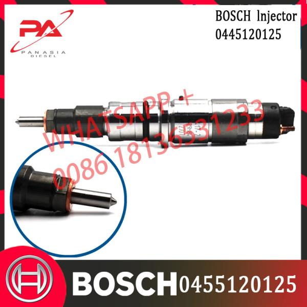 Original common rail fuel injector 0445120125 0986435522 high pressure spray nozzle DLLA 118 P 1697 DLLA118P1697