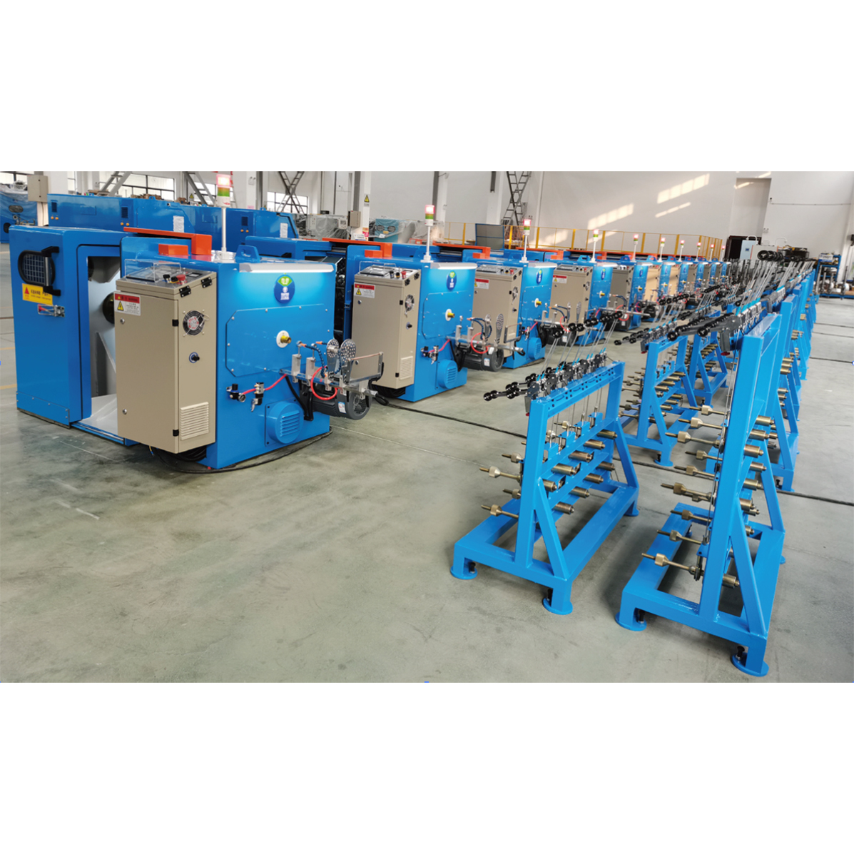 0.04-0.28mm Automatic Double Twist Copper Wire Bunching Machine Cable Equipment