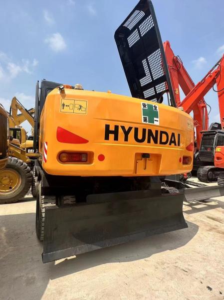 21000kg Used Hyundai Wheel Excavator 210-7 Second Hand Construction Machine