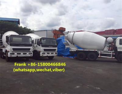 10 PE1 Engine ISUZU Concrete Mixer Truck 100 % Original Imported Condition