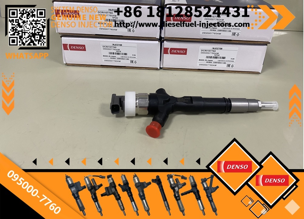 High Quality New Diesel Common Rail Injector 095000-7760 23670-30300 095000-7761 095000 7760 for TOYOTA Denso