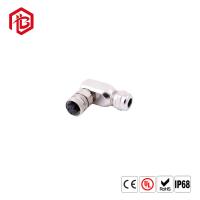 Señal principal hexagonal del conector 8C de la prenda impermeable de la nuez del cobre del metal M12