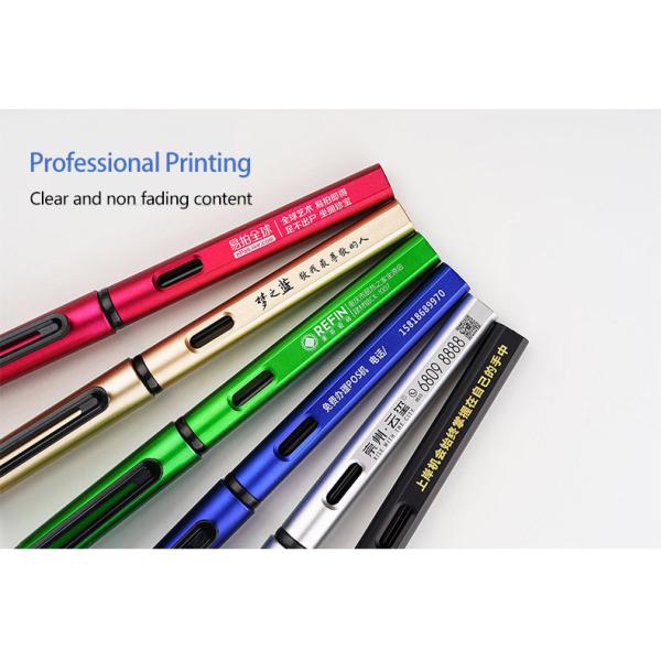 Multi Color Plastic Creative Gel Ink Pen Metallic Painting Advertising Signature Pen