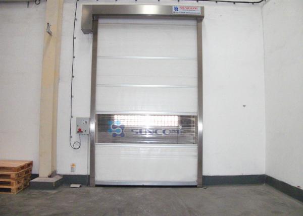 Porta de aço galvanizado de alta velocidade com proteção de ombro