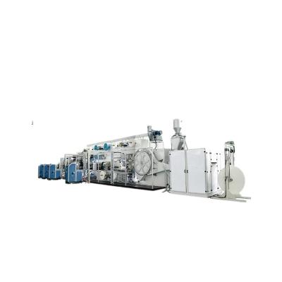 500pcs/Min 380V Rice White Pull Up Baby Diaper Machine / Diaper Manufacturing Plant