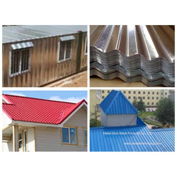 Waved Galvanized Steel Sheet Plates For Roofing , Walls , Ceiling