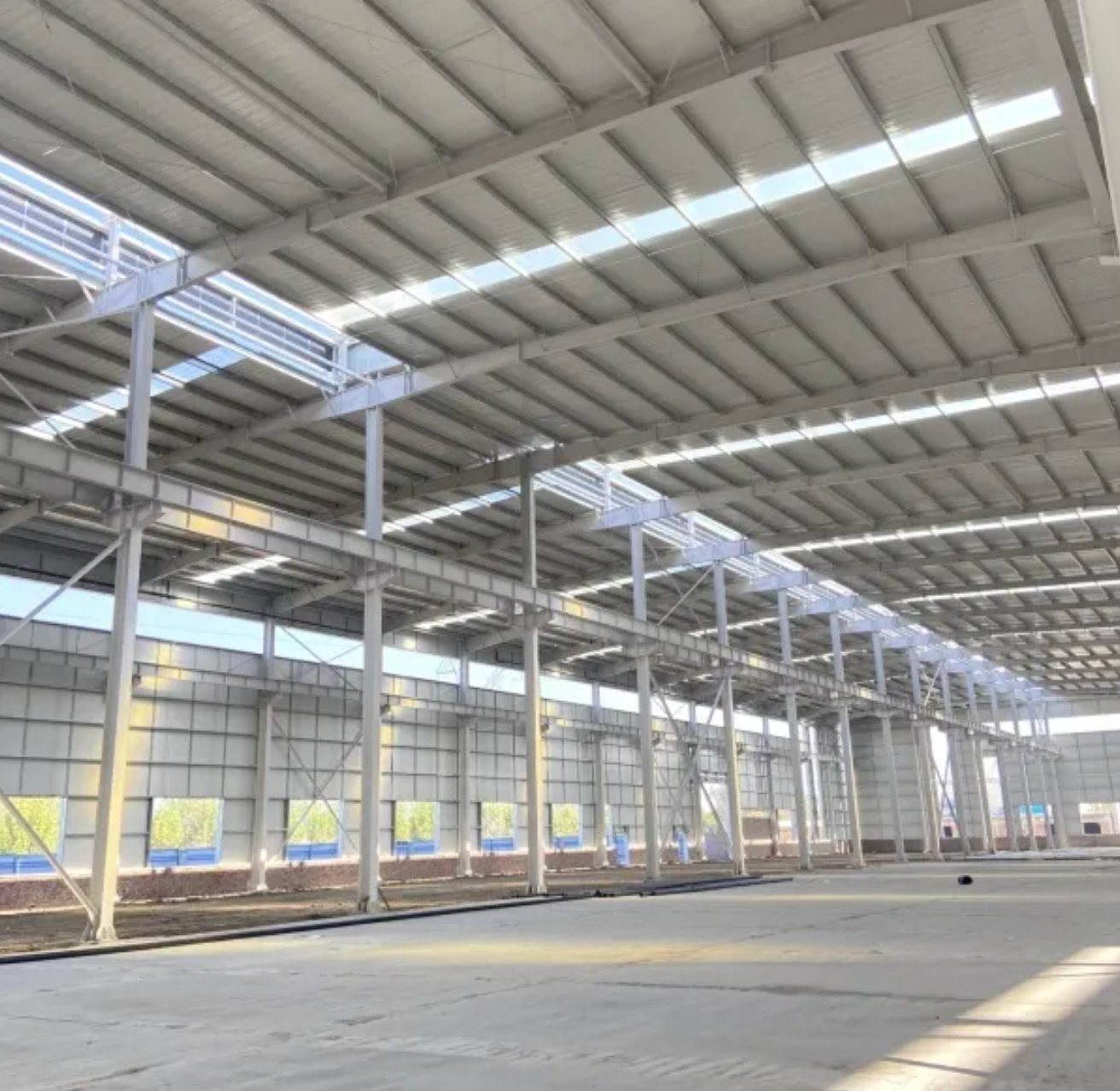 Seismic Resistant Warehouse Steel Buildings Anti Corrosion Industrial Steel Warehouse Robust